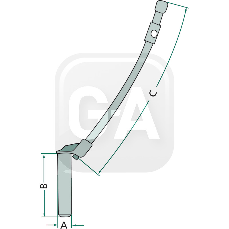 Broche attelage tracteur